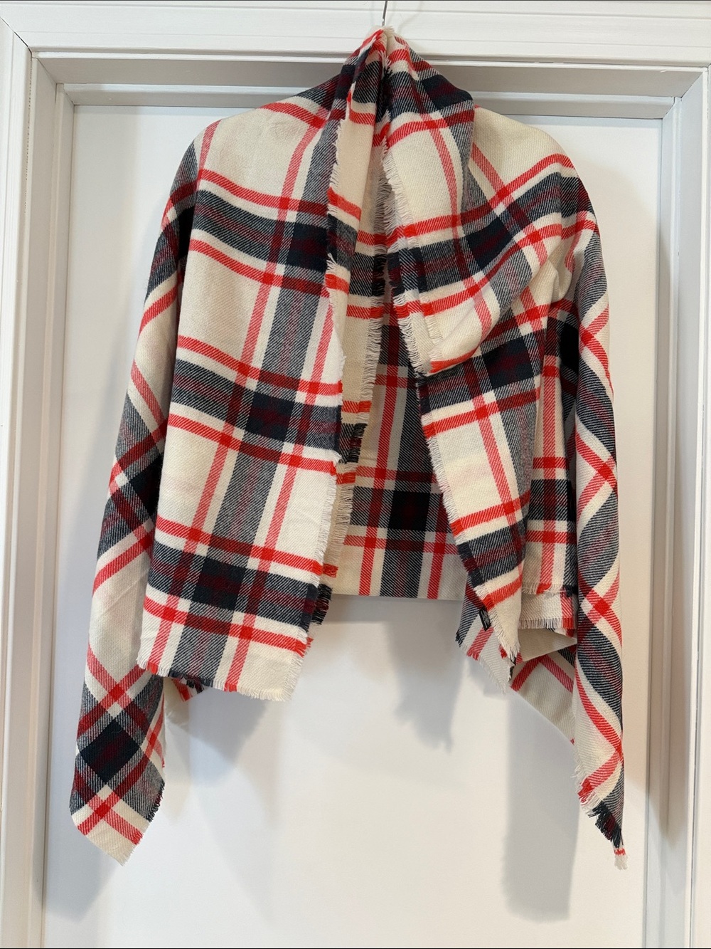 Large Plaid Scarf